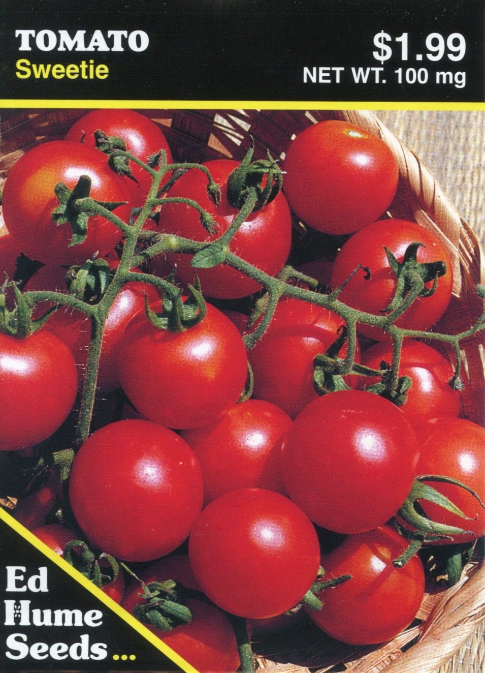 Ed Hume Seeds - Two early, large tomatoes; Silvery Fir Tree (left