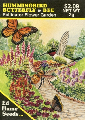 Hummingbird, Butterfly, and Bee Mix - Pollinator Flower Garden