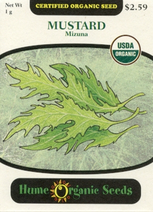 Mustard - Mizuna Organic