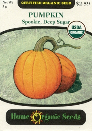 Pumpkin - Spookie, Deep Sugar Organic