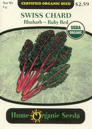 Swiss Chard - Ruby Red Organic