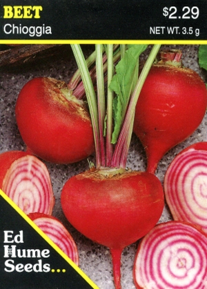 Chioggia Beet Seed Packet